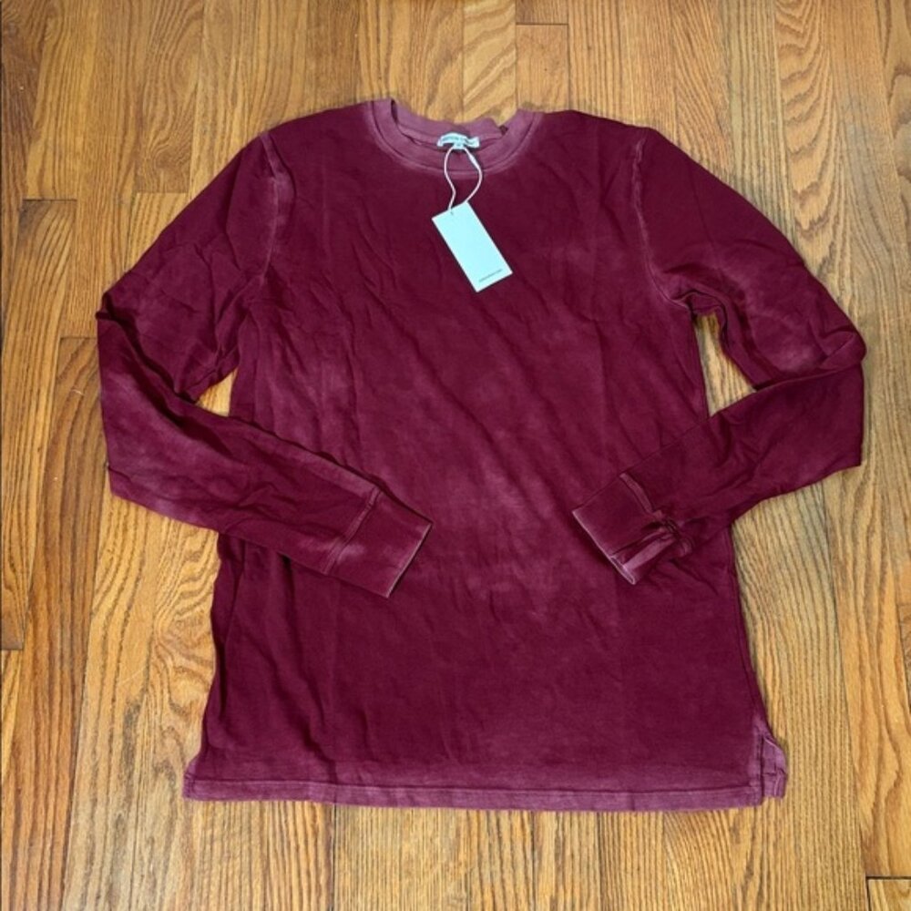 COTTON CITIZEN Presley Long Sleeve Shirt Vintage Brick men’s size M NWT